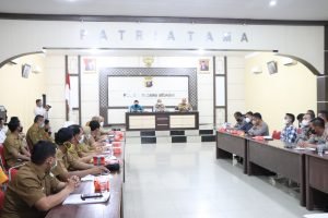 Kapolres Serdang Bedagai Pimpin Rakor Pengamanan Pilkades Serentak