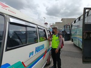 Dukung Percepatan Vaksinasi, Sat Lantas Polresta Deli Serdang Laksanakan Ops Yustisi