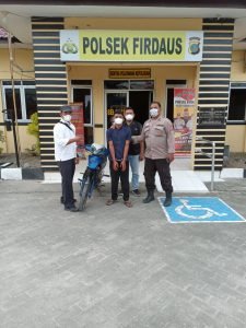 Pemuda Ditangkap Curi Ubi Diserahkan ke Polsek Firdaus, Diperiksa Ternyata Sepeda Motornya Juga Hasil Curian