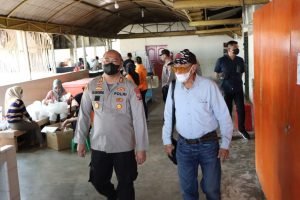 Kapolres Sergai Himbau Objek Wisata  Pantai Cermin Patuhi Prokes,