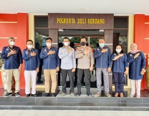 Kapolresta Deli Serdang Terima Audensi KPU Kab. Deli Serdang