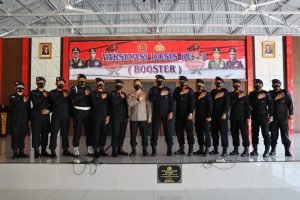 Kapolresta Deli Serdang Menerima Silaturahmi Danyon B Pelopor Tebing Tinggi