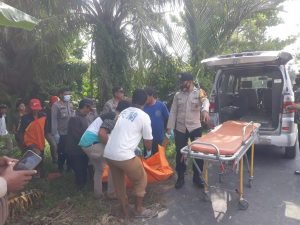 Penemuan Mayat Di Areal Persawahan, Personil Polresta Deli Serdang Lakukan Olah TKP