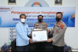Polresta Deliserdang raih Kepatuhan Tinggi Pelayanan Publik dari Ombudsman RI, Kapolresta : Terimakasih masyarakat Deliserdang