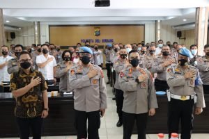 Kabid Propam Polda Sumut Berikan Bimbingan Pembinaan Di Polresta Deli Serdang