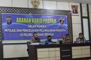 Tekan Pelanggaran Anggota Polri, Bid Propam Beri Arahan Kepada Personel Polres Serdang Bedagai