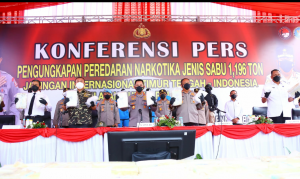 Ungkap Sabu 1,196 Ton, Kapolri: Kita Jaga Program Pemerintah Wujudkan SDM Unggul