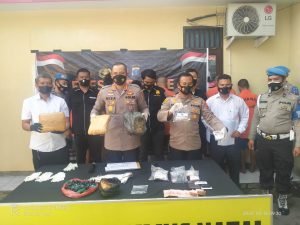 Perangi Narkoba” Polres Madina, Amankan 7 Pelaku Tindak Pidana Narkotika Jenis Ganja Dan Sabu