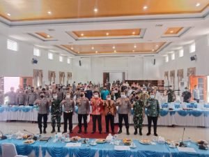 Kapolresta Deli Serdang Hadiri Rakor Pelaksanaan Tahapan Penyelenggaraan Pilkades Serentak Gelombang I Tahun 2022 di Kab. Deli Serdang