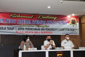 Itwasda Polda Sumut Audit Kinerja Polresta Deli Serdang