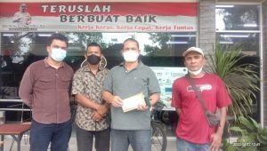 Kaiman Tio Bersama Pengacaranya Resmi Buat Laporan Di SPKT Polda Sumut