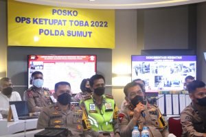 Dari Posko Ops Ketupat Toba, Kapoldasu Gelar Anev Pam Mudik