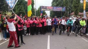 Meriahkan HUT Bhayangkara ke-76 dan Kab. Deli Serdang ke-76, Polresta dan Pemkab DS Gelar Olahraga Bersama Masyarakat