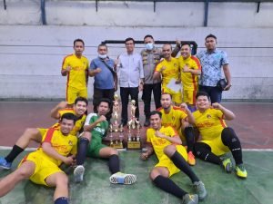Polsek Medan Timur Juara Turnamen Futsal