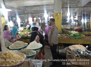 Menjaga Kelancaran Lalu Lintas Kapolsek Galang Bersama Tim Cek Lapangn