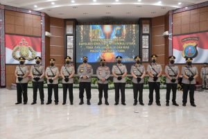 Kapolda Sumut Lantik 5 Kapolres