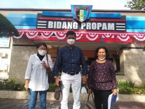 Costi Dameri  Bersama Kuasa Hukumnya Melaporkan Kanit Tipikor polres Dairi dan Krimum, Keprovam Polda Sumut,