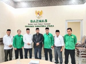 Pusat Zakat Umat (PZU) Silaturrahim ke BAZNAS Sumut.