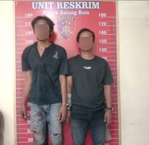Tim Tekab Polsek Batang Kuis Amankan Dua Orang Pelaku Pencurian Komponen Perangkat Tower XL Axiata