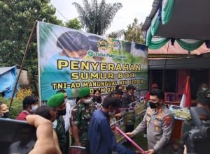 Kapolres Toba Hadiri Peresmian Sumur Bor Di Desa Hutabulu Mejan
