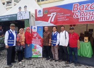 Koperasi KMAS Pegawai Perumda Tirtanadi Bekerjasama Dengan DPW Kopitu Sumatera Utara Ikut Memeriahkan Acara Bazar dan Pasar Murah