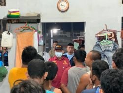 Mengantisipasi Gangguan Keamanan dan Ketertiban , Tim Satops Patnal Lapas Kelas IIB Padangsidimpuan Kanwil Kemenkumham Grebek Blok Hunian WBP