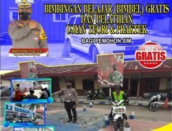 Satpas Polres Deli Serdang Mengadakan Bimbingan Belajar (Bimbel) Gratis Untuk Calon Pemohon SIM