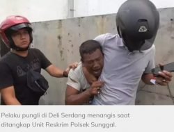 Pelaku Pungli Menangis Saat Di Ringkus Unit Reskrim Sunggal