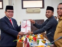 Bupati Aceh Barat Serahkan (R- APBK) Tahun 2023, (DPRK) Dalam Paripurna Ke. VIII Tahun 2023