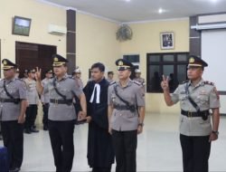 Kapolres serdang Bedagai Pimpin Sertijab Personil yang Baru