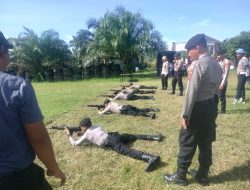 Asah Kemampuan Personel, Polres Aceh Barat Gelar Latihan Menembak