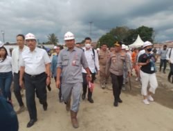 Kapolda Sumut Dampingi Menko Marvest RI Tinjau Progres Pembangunan Venue F1H20 Di Balige