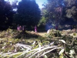 Masyarakat Gampong Ladang Adakan Gotong Royong dilokasi Kuburan.