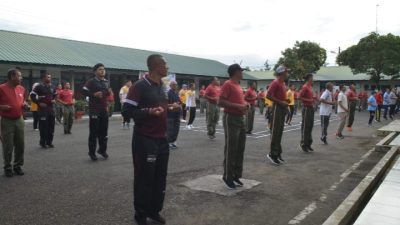 TNI – Polri dan FKPD di Aceh Barat Jalin Silaturahmi lewat Olah Raga Bersama