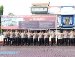 Kapolres Aceh Barat Pimpin Apel Pagi, Beri Arahan Kepada Personel
