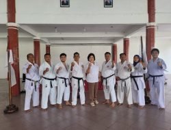Cory Sriwaty Sebayang Hadiri UKT Perguruan Karate Shokaido Kabupaten Karo