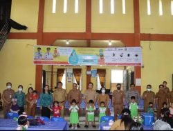 WAKIL BUPATI NIAS UTARA MELAKSANAKAN LAUNCHING SUB PIN POLIO DI PUSKESMAS LOTU KAB. NIAS UTARA