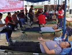 DEWA PENGURUS DAERAH PPNI KABUPATEN NIAS UTARA MELAKSANAKAN DONOR DARAH PADA PERAYAAN HUT KE-49 PERSATUAN PERAWAT NASIONAL INDONESIA