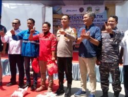 Kampanye Simpatik Penerapan STID Di Pelabuhan Belawan, OP dan Operator Bagi Paket Sembako