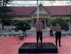 Pimpin Apel Pagi, AKBP Taufiq : Ingatkan Personil Hindari Narkoba Dan Tetap Jaga Nama Baik Institusi Polri