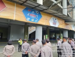 Polrestabes Medan Bersama Polsek Medan Tuntungan, Melakukan Pengamanan Perayaan Paskah Oikumene GBI Rumah Persembahan Simpang Selayang