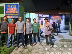 GARDA KAMTIBMAS INDONESIA BERSAMA MASYARAKAT GIATKAN RONDA MALAM