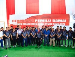 Polri, Dewan Pers, dan Pimpinan Media Deklarasi Pemilu Damai 2024