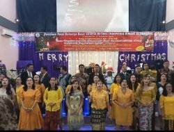 Perayaan natal GBI Jemaat El’ shaddai dalam tema Kemuliaan bagi Allah dan damai sejahtera di bumi Lukas 2 ayat 14
