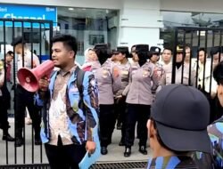 TERIMA AGUNAN TANPA DIKETAHUI AHLI WARIS, SAPMA IPK LABUHANBATU GELAR AKSI DI KANTOR BRI RANTAUPRAPAT