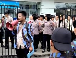 TERIMA AGUNAN TANPA DIKETAHUI AHLI WARIS, SAPMA IPK LABUHANBATU GELAR AKSI DI KANTOR BRI RANTAUPRAPAT