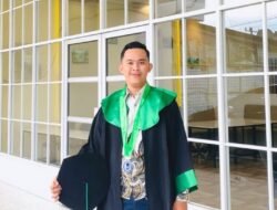 Hafis Maulan siregar Ketua kammi universitas Labuhanbatu sandang gelar S.P berikut selengkapnya