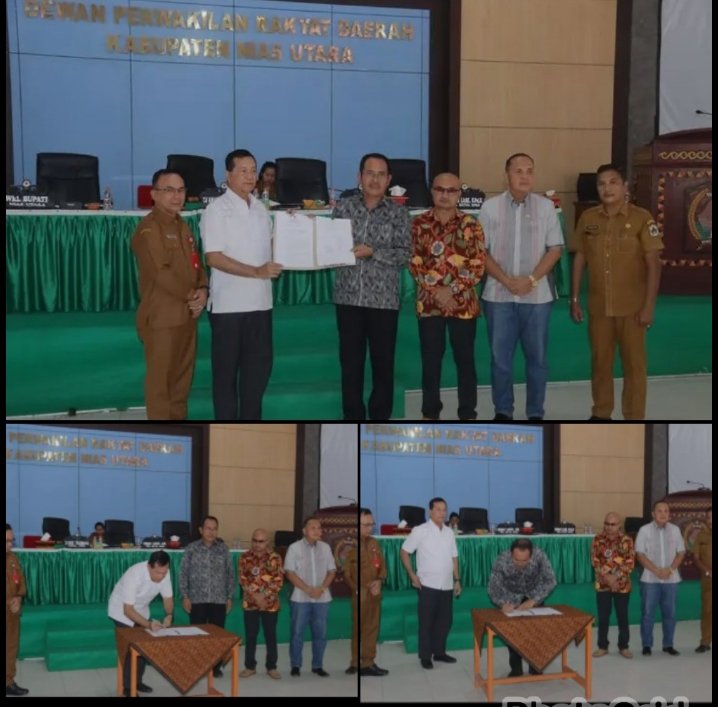 RAPAT PARIPURNA DPRD KAB. NIAS UTARA TENTANG PERTANGGUNGJAWABAN PELAKSANAAN APBD TAHUN 2024