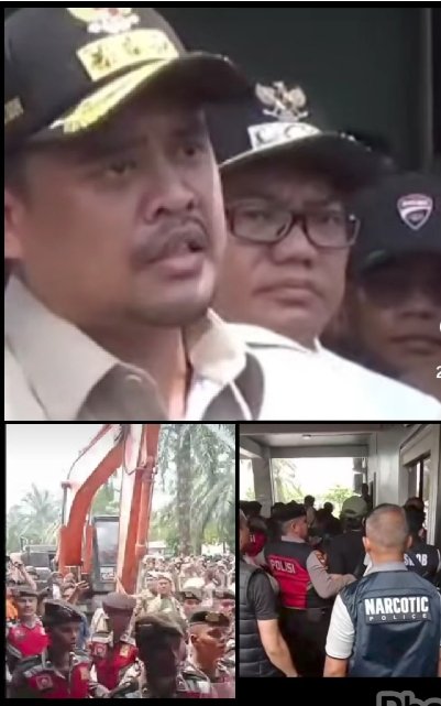 Gubernur sumatra utara bersama kapolda dan Pangdam Lakukan pengerebekan THM MARCOPOLO & BLUE STAR Langkat